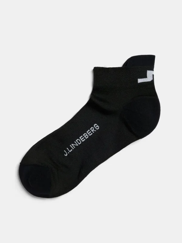 Accessoarer-J.Lindeberg Short Sock Black