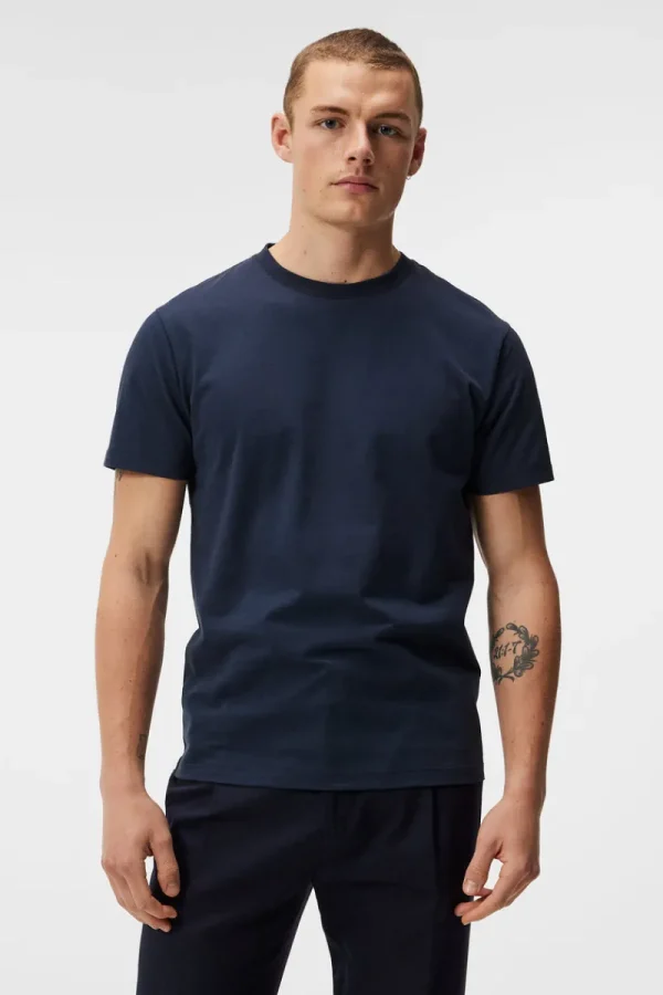 T-shirts | Överdelar-J.Lindeberg Sid Basic T-Shirt JL Navy
