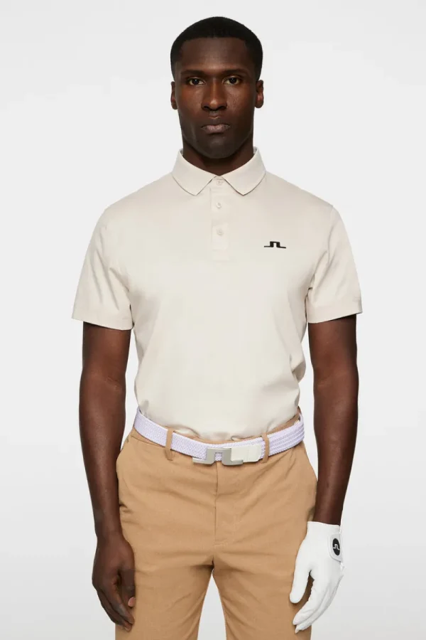 Golf | Pikétröjor-J.Lindeberg Silos Fit Polo Moonbeam