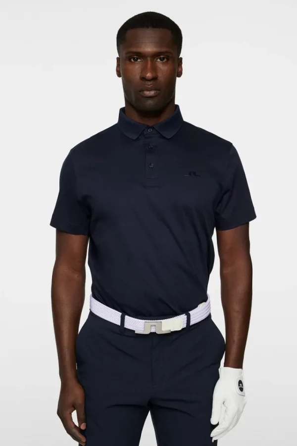 Golf | Pikétröjor-J.Lindeberg Silos Fit Polo JL Navy