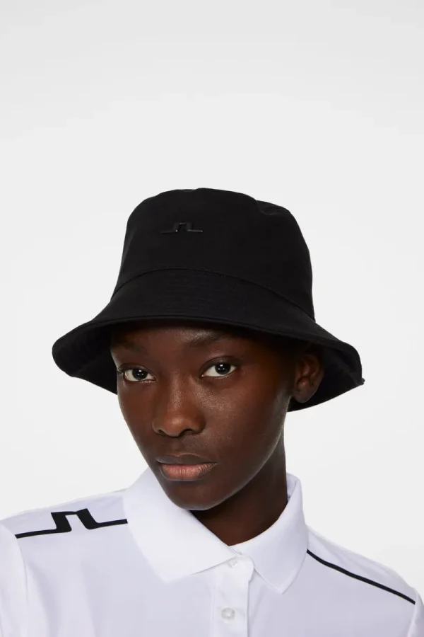 Golf | Accessoarer-J.Lindeberg Siri Bucket Hat Black