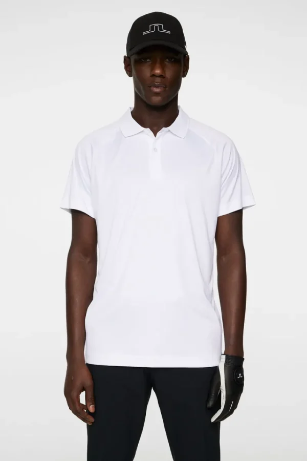 Golf | Pikétröjor-J.Lindeberg Sola Polo White