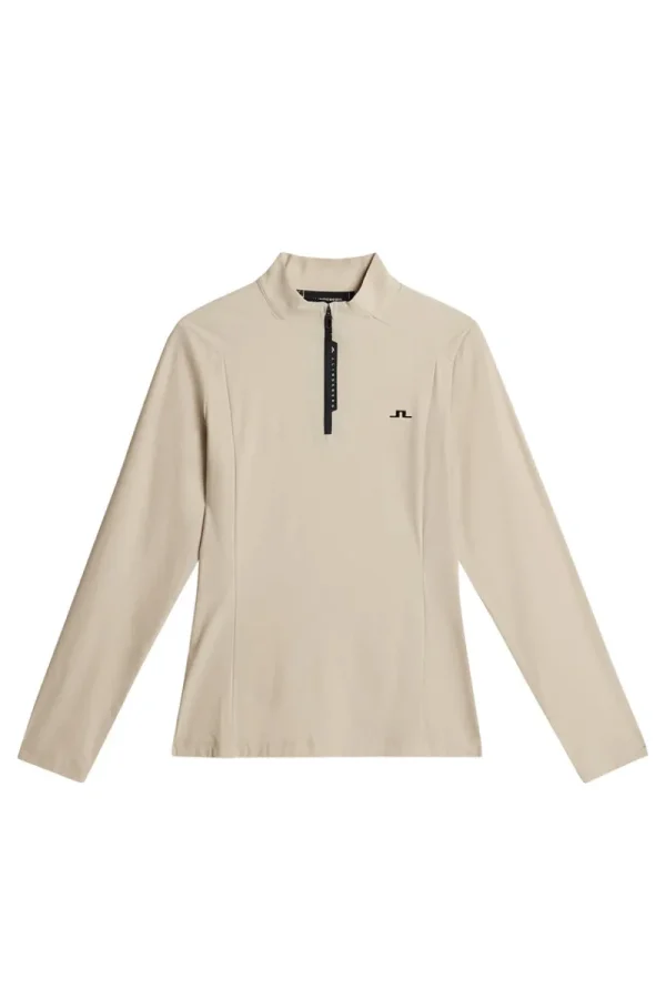 Golf | Bas- Och Mellanlager-J.Lindeberg Sonja Tech Mid Layer Moonbeam