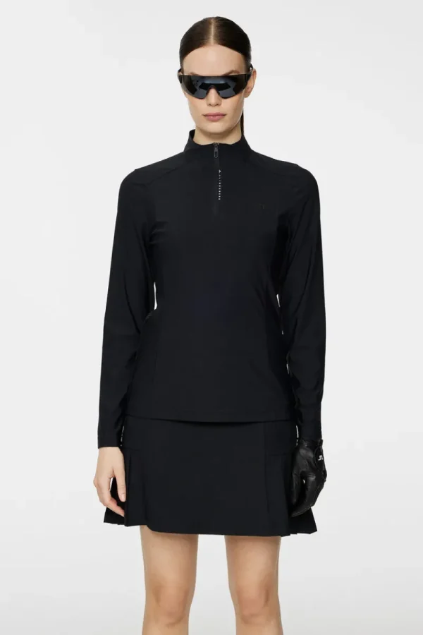 Golf | Bas- Och Mellanlager-J.Lindeberg Sonja Tech Mid Layer Black