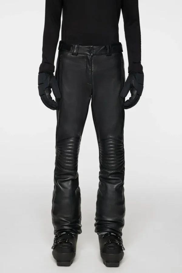 Ski | Underdelar-J.Lindeberg Sonny Leather Pants Black