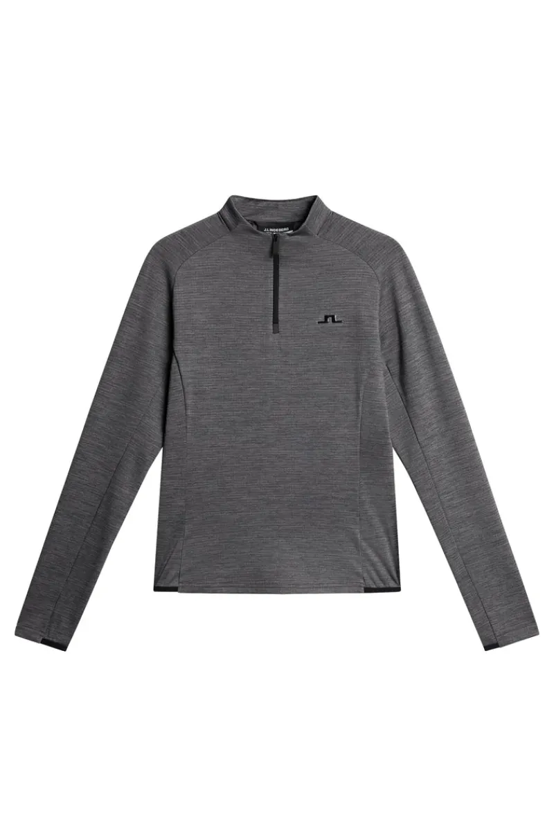 Golf | Ski-J.Lindeberg Steffi Mid Layer Dark Grey Melange