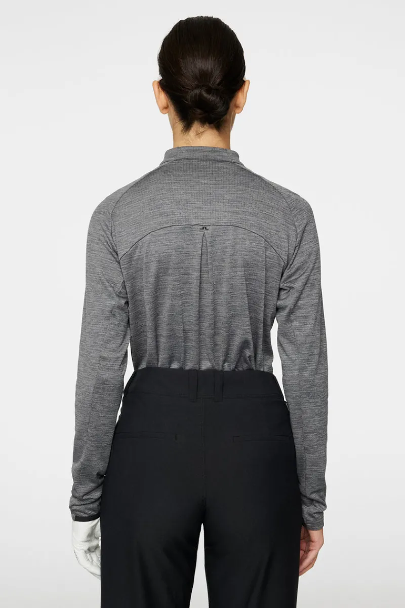 Golf | Ski-J.Lindeberg Steffi Mid Layer Dark Grey Melange