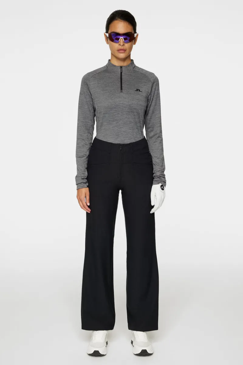 Golf | Ski-J.Lindeberg Steffi Mid Layer Dark Grey Melange
