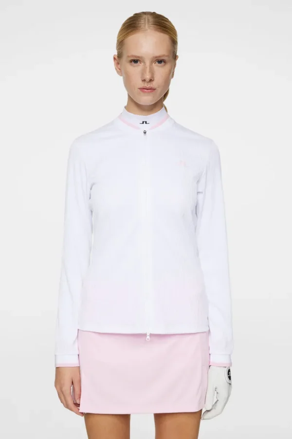 Golf | Bas- Och Mellanlager-J.Lindeberg Susanna Mid Layer White