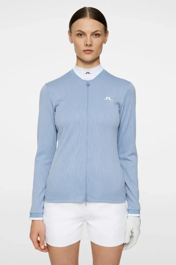 Golf | Överdelar-J.Lindeberg Susanna Mid Layer Rain Washed