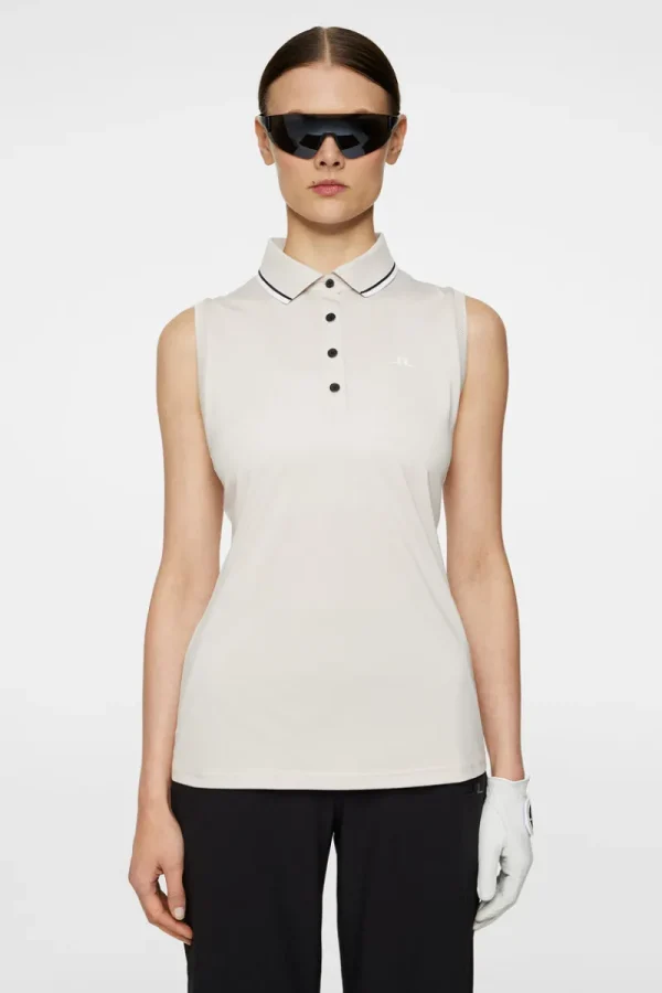 Golf | Linnen-J.Lindeberg Swing Sleeveless Top Moonbeam