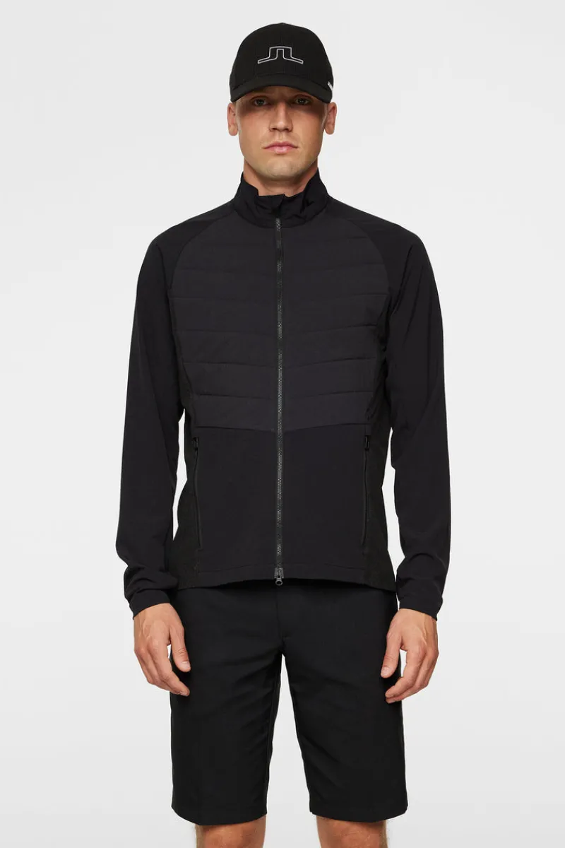 Golf | Jackor-J.Lindeberg Tech Hybrid Softshell Jacket Black
