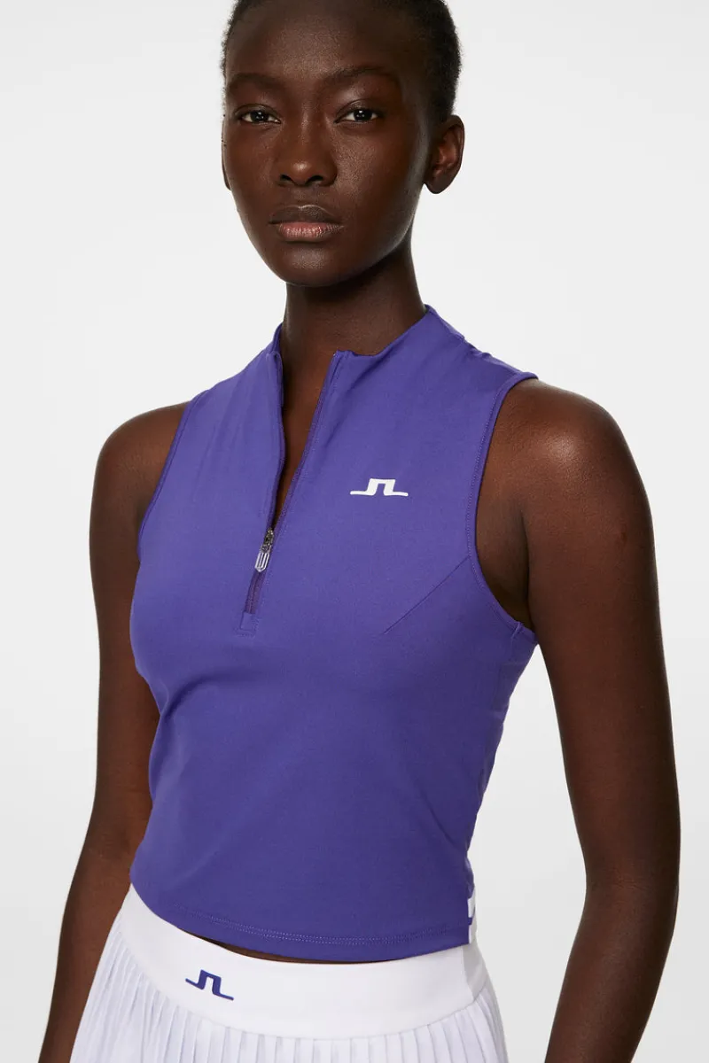Överdelar | Tennis-J.Lindeberg Tessa Top Deep Wisteria