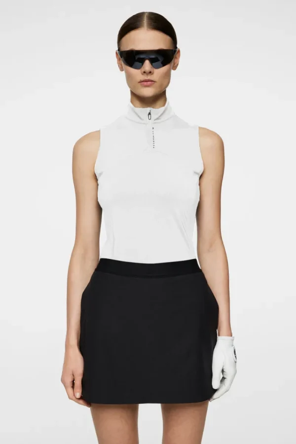 Golf | Linnen-J.Lindeberg Tiana Sleeveless Top White