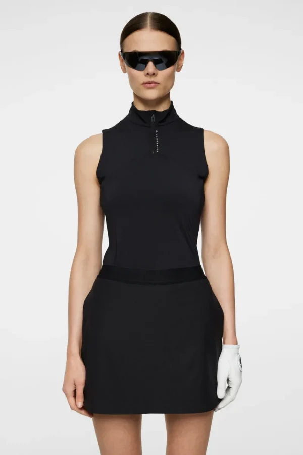 Golf | Linnen-J.Lindeberg Tiana Sleeveless Top Black