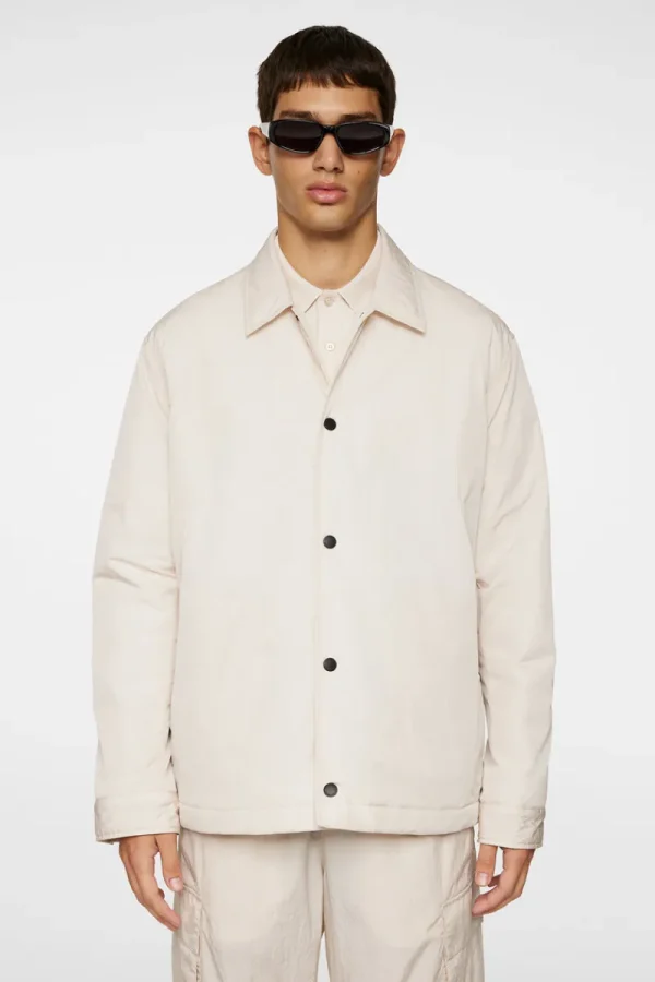Jackor | Ytterkläder-J.Lindeberg Tibor Tech Overshirt Moonbeam