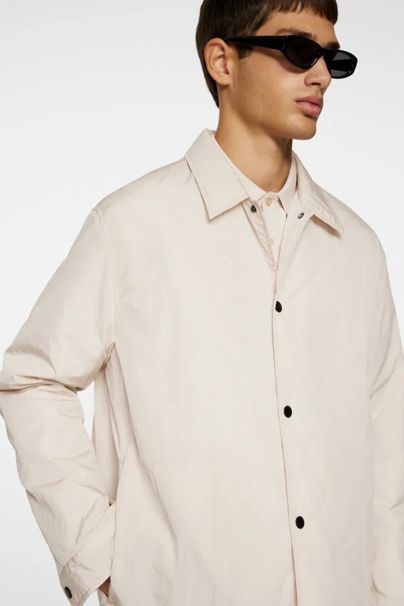 Jackor | Ytterkläder-J.Lindeberg Tibor Tech Overshirt Moonbeam