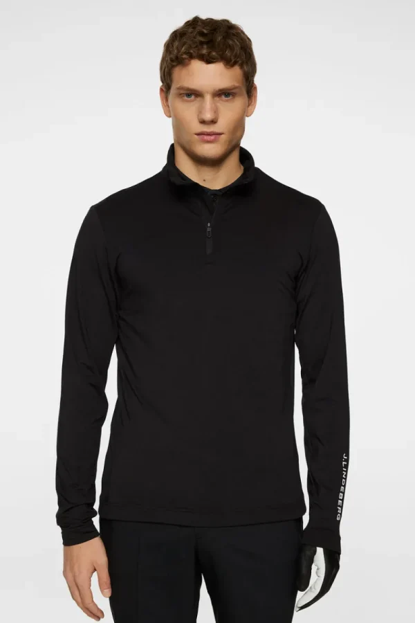 Golf | Bas- Och Mellanlager-J.Lindeberg Tour Tech Mid Layer Black