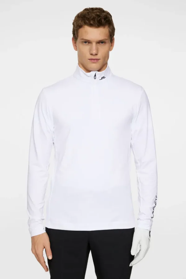 Golf | Bas- Och Mellanlager-J.Lindeberg Tour Tech Mid Layer White