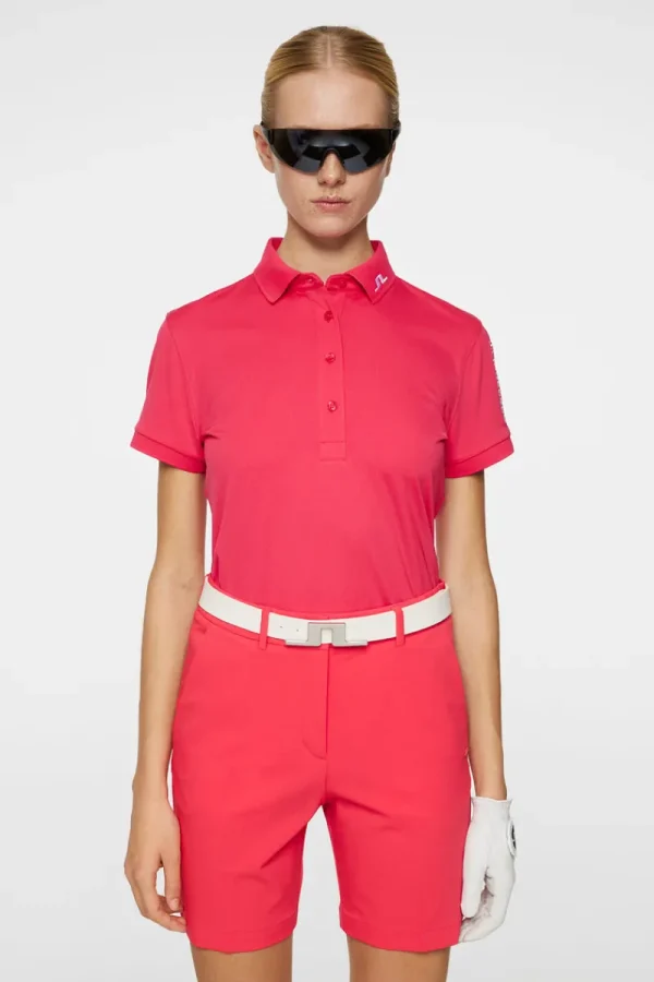 Golf | Överdelar-J.Lindeberg Tour Tech Polo Azalea