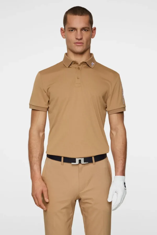Golf | Pikétröjor-J.Lindeberg Tour Tech Polo Tigers Eye