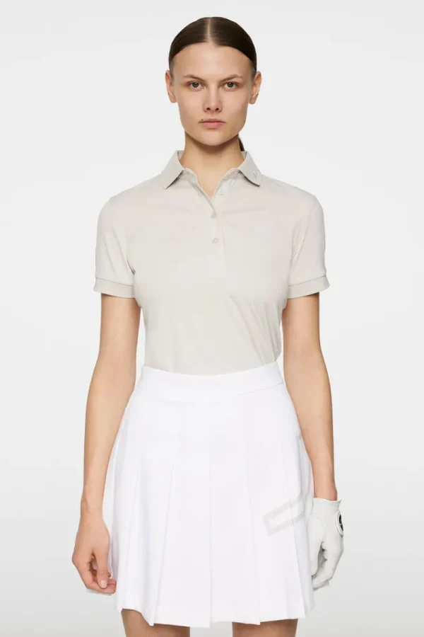 Golf | Överdelar-J.Lindeberg Tour Tech Polo Moonbeam
