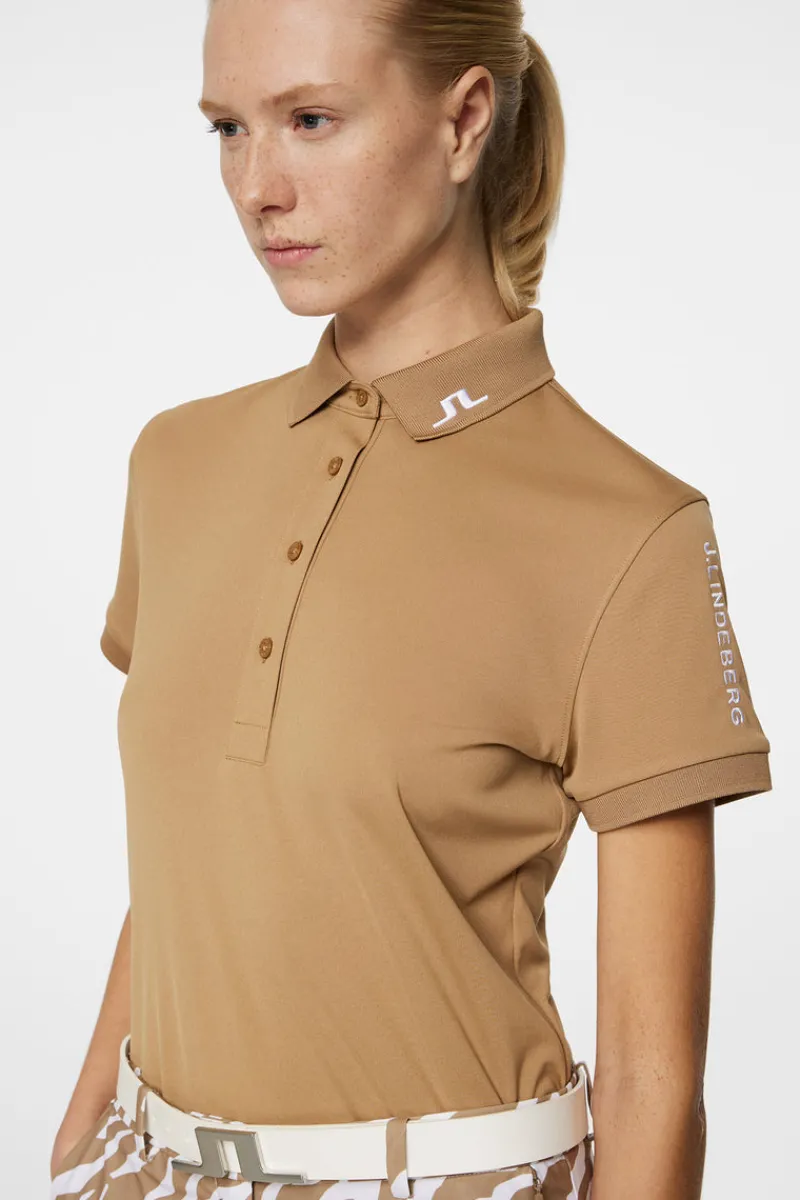 Golf | Överdelar-J.Lindeberg Tour Tech Polo Tigers Eye