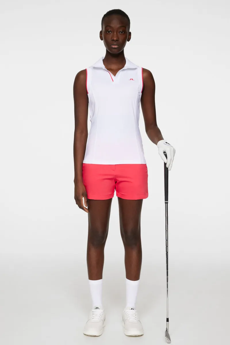 Golf | Linnen-J.Lindeberg Viola Sleeveless Top White
