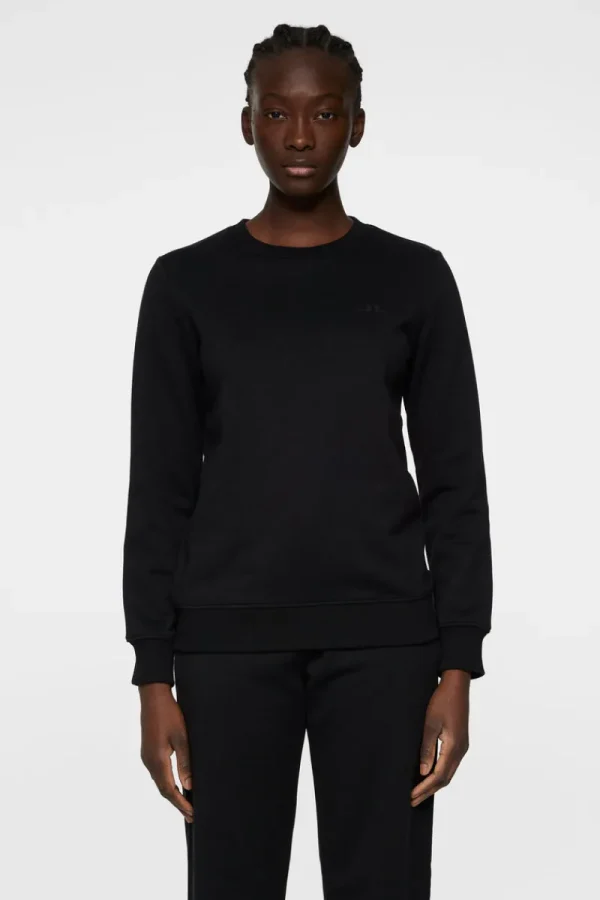 Tröjor | Active-J.Lindeberg W Alpha Crew Neck Black