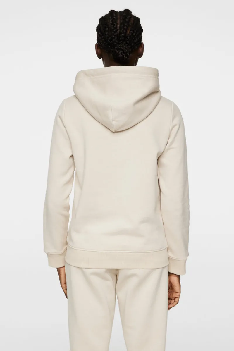 Active | Hoodies-J.Lindeberg W Alpha Hood Moonbeam
