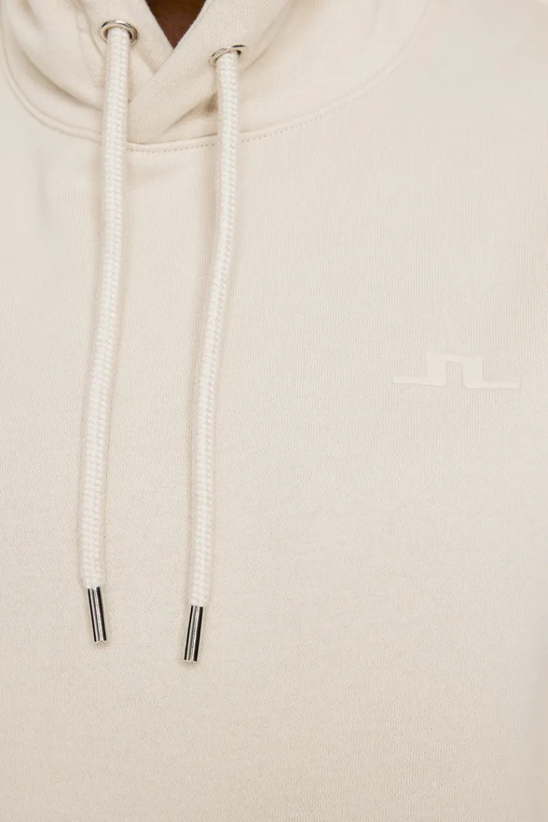 Active | Hoodies-J.Lindeberg W Alpha Hood Moonbeam