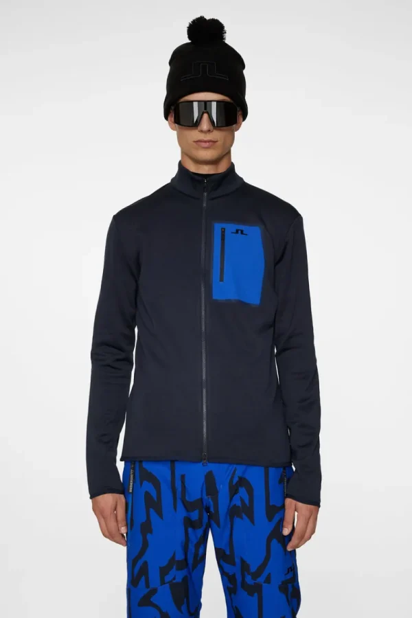 Ski | Bas & Mellanlager-J.Lindeberg Wayne Polartec Mid Layer JL Navy