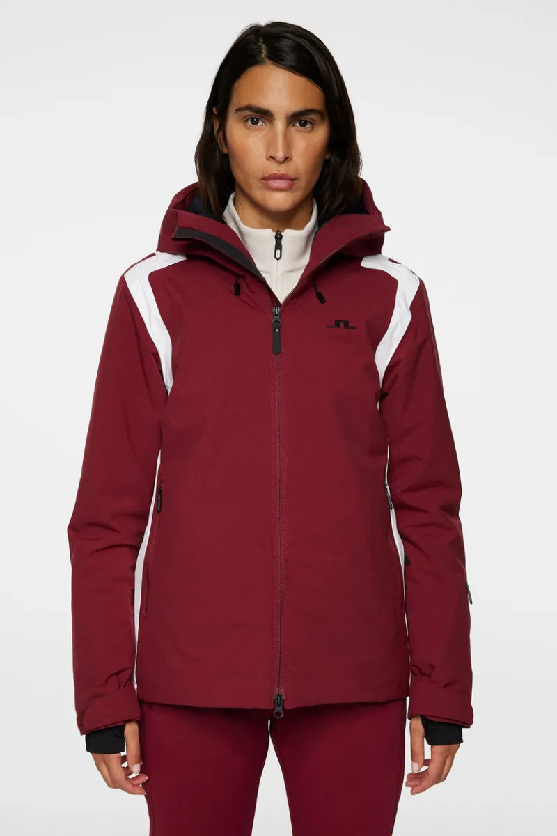 Ski | Jackor-J.Lindeberg Wera Jacket Cabernet