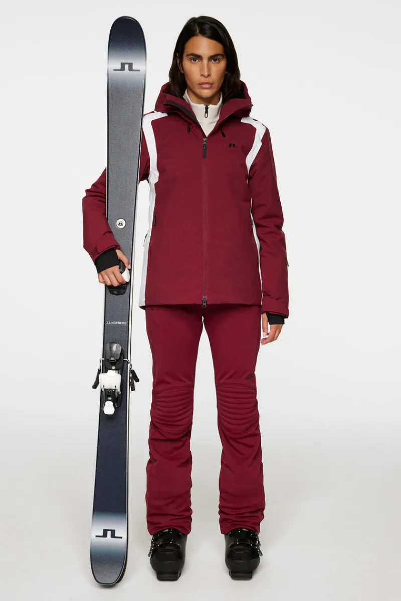 Ski | Jackor-J.Lindeberg Wera Jacket Cabernet