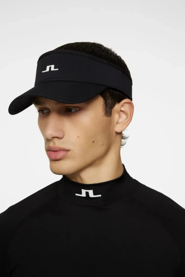 Golf | Golfkepsar-J.Lindeberg Yaden Visor Black