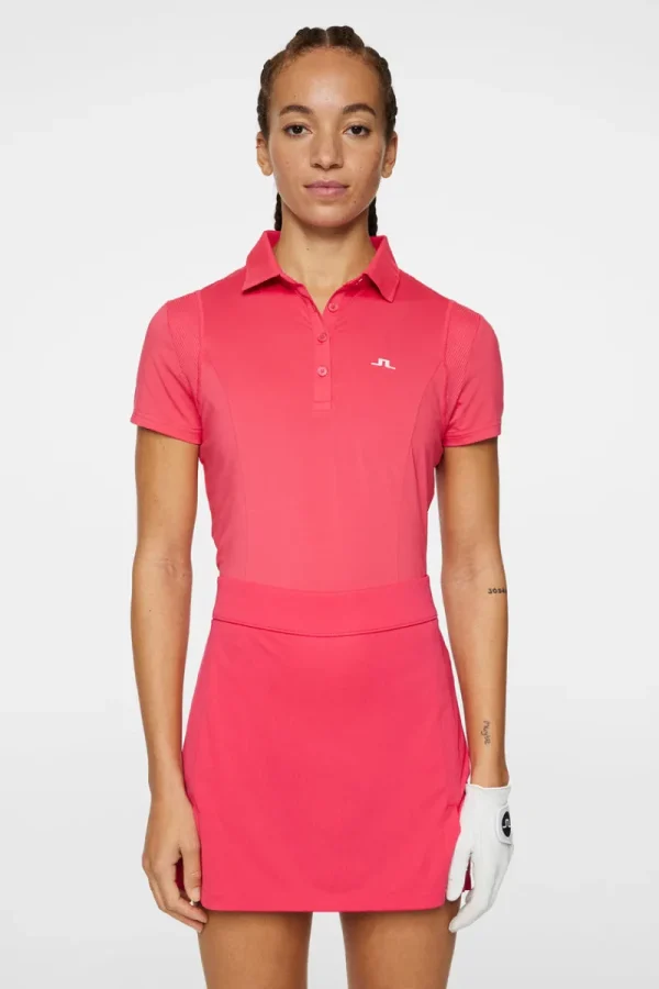 Golf | Överdelar-J.Lindeberg Zuri Top Azalea